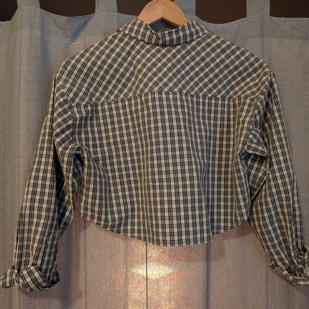 Sunday Best Green and White Plaid Shirt - Picture 3 of 3